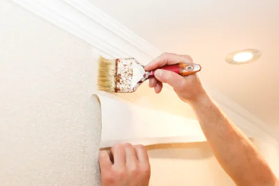 Pose de papier peint à Damerey — revêtements muraux et toiles de verre